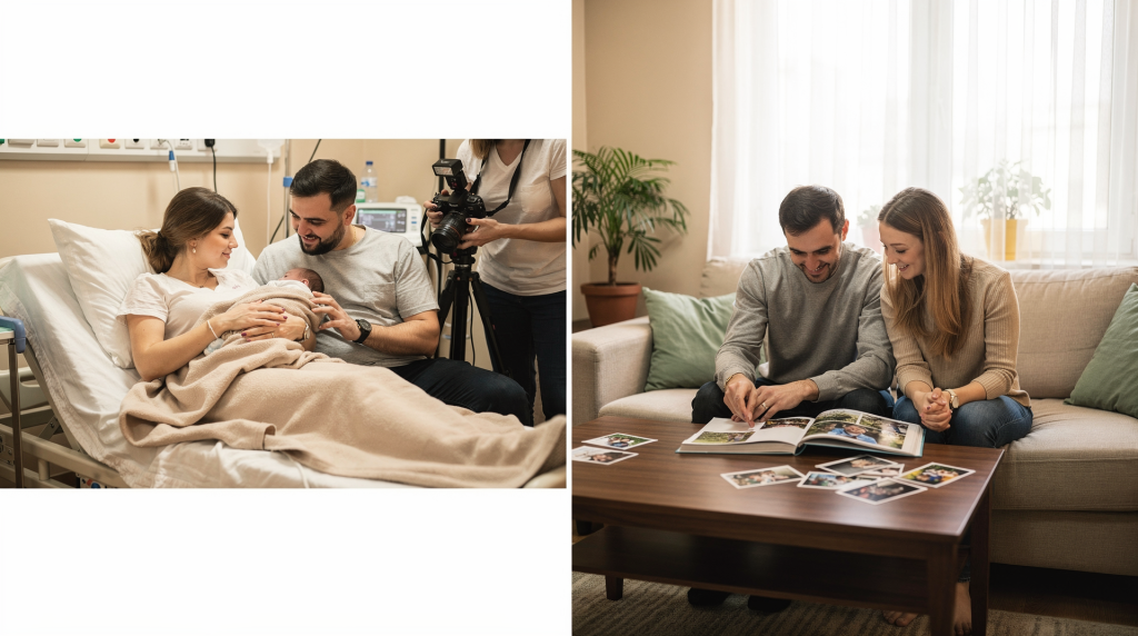Фотосъёмка родов vs домашний альбом: в чём разница