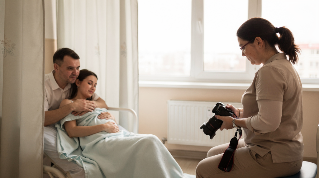 Личные границы и этика при фотосъёмке родов